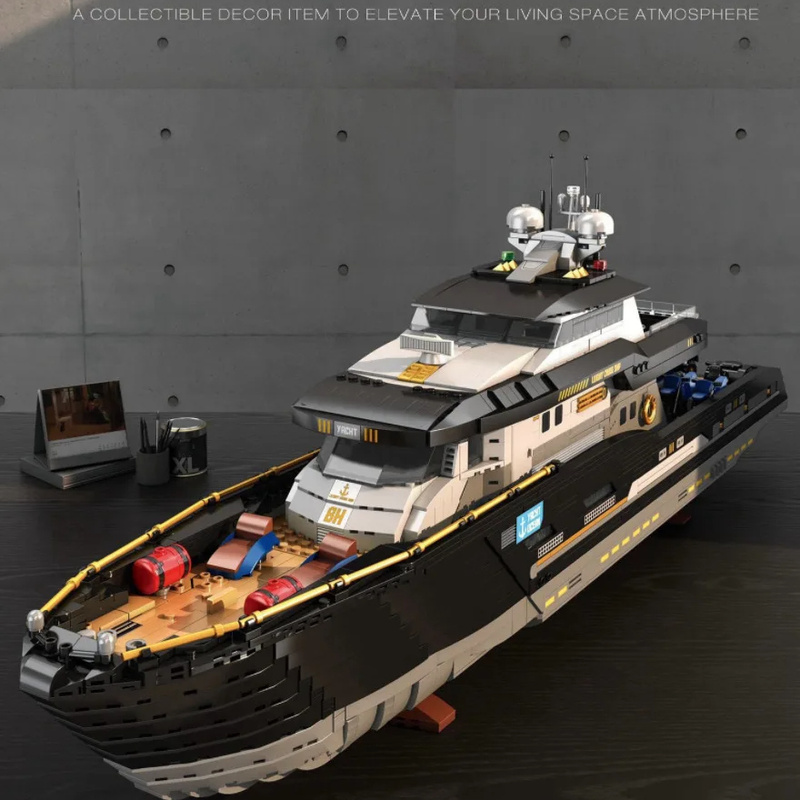 Model Kit Yacht - Reobrix 66103 Yate Gigante de Lujo,